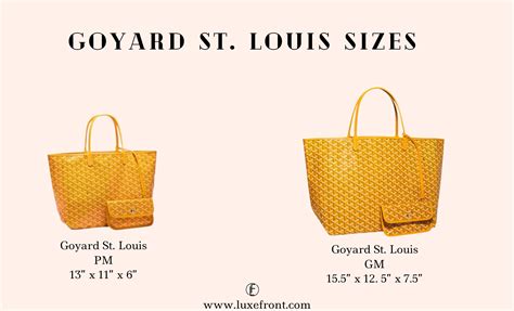 Goyard st louis pm size